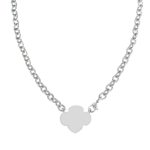 Trefoil Link Necklace