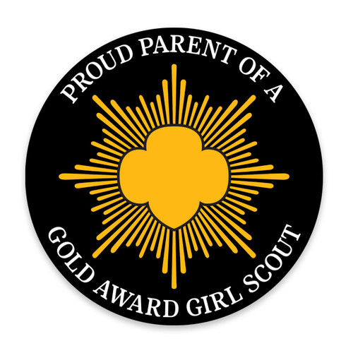 Gold Award Car Magnet