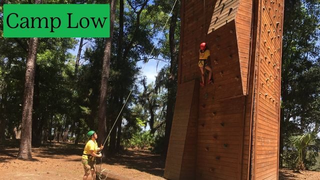 camp low zip line course