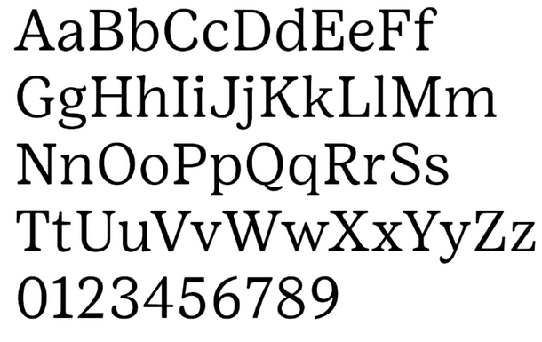 the Girl Scout font