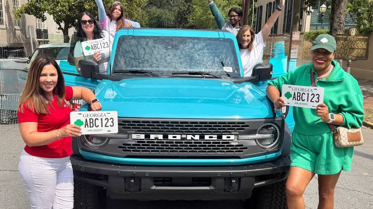 Girl Scout License Plate